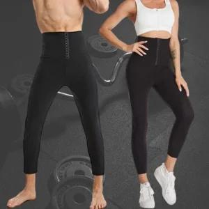 [라일리여성의류] Rly 운동 헬스 남녀공용 탄탄 3단 코르셋 땀복 바지