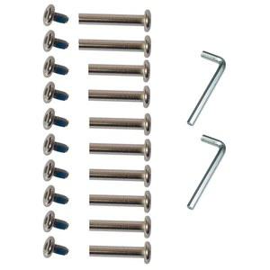 [미국배송] 아직 깨어 있는 OD 15/64인치(6MM) 샤프트 육각 소켓 나사 인라인 스케이트 휠 롤러 블레이드 교체 축 수리 키트(30MM/36MM)