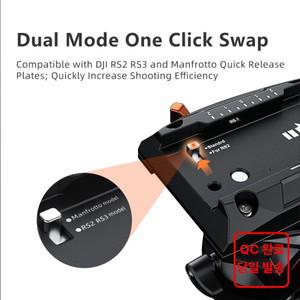 COMAN KX3939 Plus DSLR 카메라 삼각대 (플루이드 헤드 퀵 릴리즈 플레이트 포함) DJI RS 짐벌 맨프로토 모