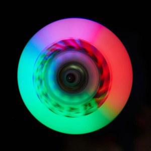 [미국배송] 롤러 블레이드 휠 베어링 ABEC-9가 장착된 80MM 인라인 스케이트 휠 라이트 업 교체 8팩