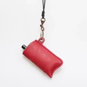 수제 가죽 목걸이 긱베이프피크케이스 긱베이프피크커버 피크