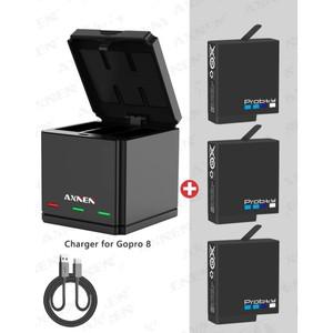 GoPro Hero 7 6 5 블랙 배터리 또는 Go 카메라 트리플 충전기