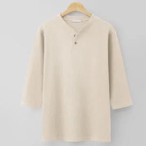 엠엔씨 슬라브 헨리넥 7부 티셔츠 MDLT950RR