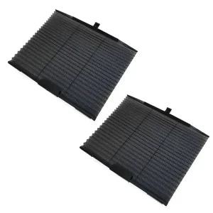 더룩 차량용 가려보까 햇빛가리개, 블랙, 2개