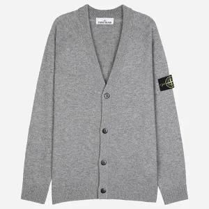 5F 5100065 S00B4 V0M6B 와펜 패치 리버스 스티치 가디건 시멘트 멜란지