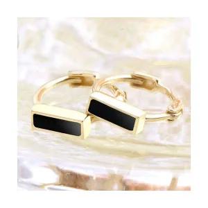 14K 블랙 오닉 귀찌