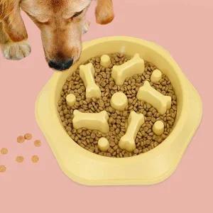 [하프클럽/알티피아]강아지 급체 방지 슬로우 식기 천천히 먹는 밥그릇