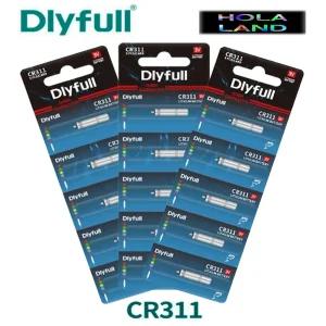 DLYFULL CR- 311 밧데리 전자찌 케미 배터리 100개 CR311 (3mm... 100개