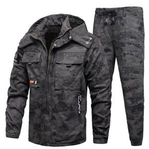 동계 낚시방한복 겨울 상하의 방한 블랙그레이 낚시복 세트