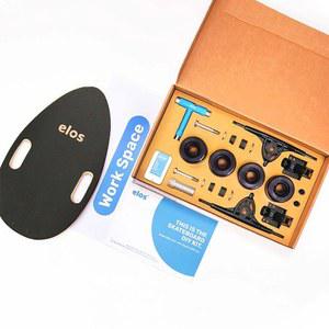 엘로스 미니 롱보드 크루저 스케이트보드 - 가볍고 휴대하기 쉬우며 내구성이 뛰어난 나무 통근 보드. 초보자 및 숙련된 라이더를 위한 보드입니다