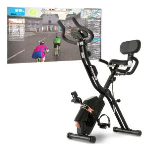 헤드 블루투스내장 즈위프트 연동 접이식 실내자전거
