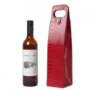 와인 포장가방 캐리어 쇼핑백 레드 보관백 크로커 스타일