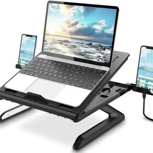 와이피 다기능 9단조절 휴대용 접이식 스탠드 받침대 각도조절 노트북 맥북 거치대 높이조절 독서대 -YP900