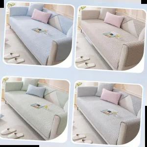 2인용쇼파패드 여름 냉감 쿨링 쇼파커버 방석 깔개 카우치덮개3인용