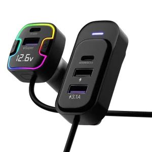 [본사직영] 아이엠듀 차량용 충전기 시거잭 120W 초고속 PPS PD 핸드폰 충전기 멀티 5포트