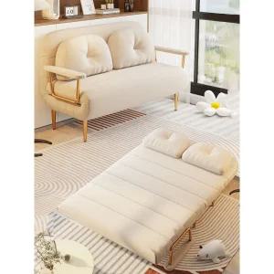 침대형쇼파 1인용 원룸 싱글 거실 쇼파 접이식침대 패브릭 침대