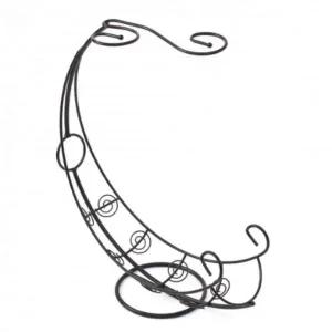 와인잔 소품걸이 블랙 와인랙 정리대 보관 걸이