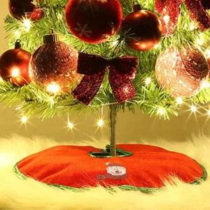 크리스마스장식 엔젤 레드 트리 스커트 30cm