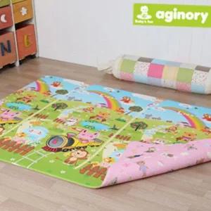 - 놀이방매트 키재기+곰돌이핑크(양면) 중형 -