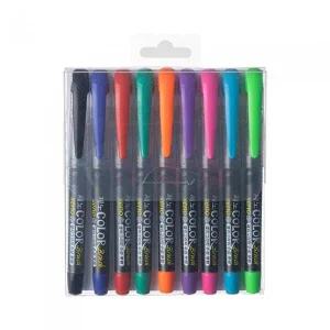 제노 칼라붓펜 9색 세트 그림펜 페인팅펜 디자인펜 수채붓펜 수채펜