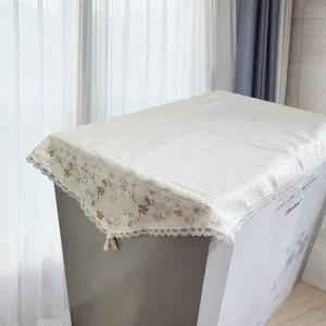 고급원단 레이스 김치냉장고커버_대형(90/123X62cm)