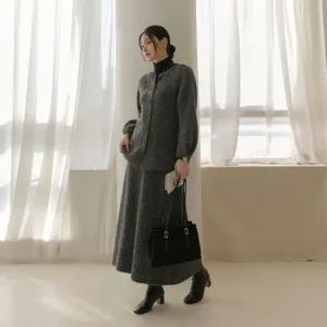 [66-110] 비탄 투웨이 스커트 니트 SET