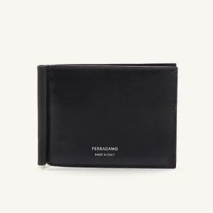 페라가모 팔멜라토 카프스킨 6CC 머니클립지갑
