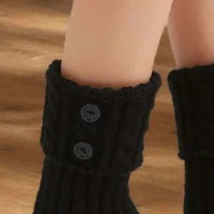 쌍문상회 겨울면발토시 니트 단추 발목워머 데일리 운동 패션아이템