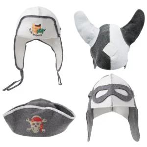 하우스 사우나 보호용 열 욕실 헤어캡 방지 펠트 반야 캡목욕 액세서리