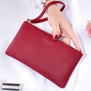 [룽스]다용도 크러치백여성 장지갑 패션 파우치