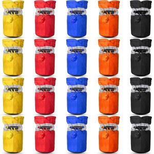 W wooday 5세트 20개 강아지 사이즈 방지 가능한 신발 보호대 양말 미끄럼 작은