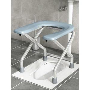 구멍뚫린 변기 좌욕 농촌 푸세식 가정용 접이식 스쿼트 좌욕의자 거치대