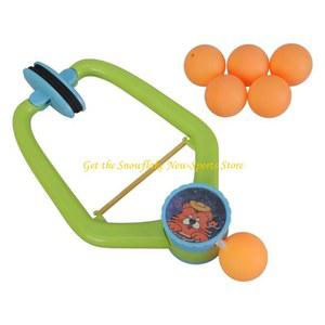 e56d 라켓 / 볼이 포함 된 테니스 트레이너 휴대용 매달려 탁구 트레이너