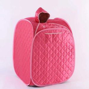 가정용 한증막 습식 맥반석 스팀사우나박스 훈증 스파 반신욕 디톡스 빨강 실버 기구 스티머