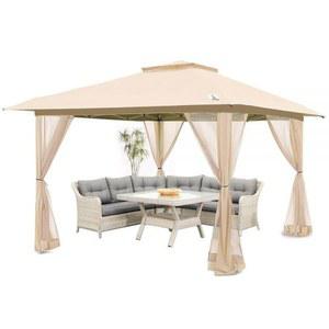 데크 파티오 베 팝업 지붕이 정자 텐트 이중 4 파티오 있는 정원 캐노피 뒷마당 공기 측벽 튼튼한 공원용 모기장