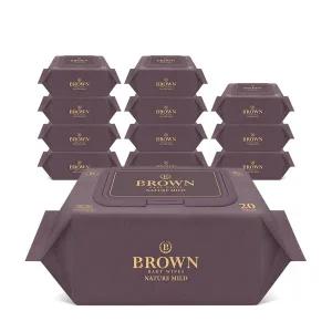 [브라운][브라운물티슈] 네이처 마일드 70매 캡 10팩