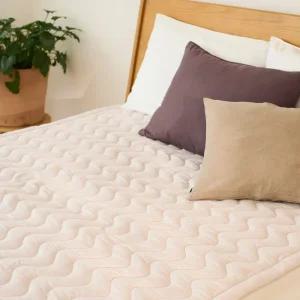 한일의료기 5세대 그래핀 카본 탄소 전기매트 온열매트 EMF전자파차단 헤링본 아이보리 퀸