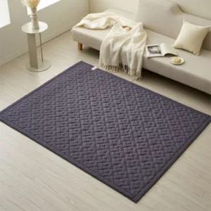 한일의료기 5세대 그래핀 카본 탄소 전기매트 온열매트 EMF전자파차단 헤링본 그레이 퀸