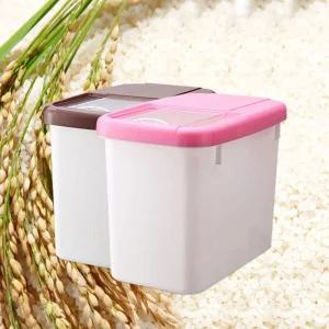 쌀통 10KG 잡곡 주방수납 정리 독 항아리 보관 사료/틈새/소분/용기/곡물/견과류/보관용기/밀폐/잡곡통