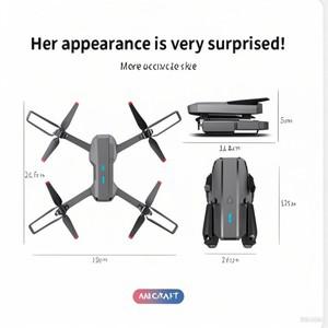 E99 K3 프로 미니 소형 접이식 RC 쿼드콥터 4K HD 듀얼 카메라 항공 드론 홀드 모드 LED 라이트 WiFi 리모