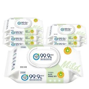 갤러리아 깨끗한나라 클린 손소독티슈 마일드 캡형 60매 6팩