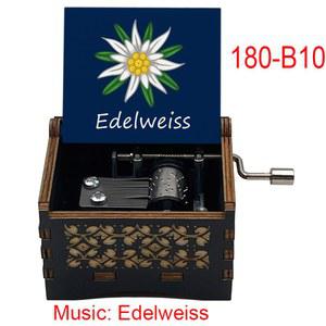 에델바이스 뮤직 박스 뮤지컬 박스 생일 선물 발렌타인 데이 크리스마스 나무 상자 홈 귀여운 장식품