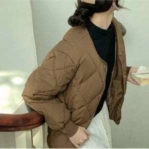 간절기 누빔패딩 여성경량패딩