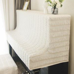 피아노 덮개 커버 벨벳 미니멀리스트 인테리어 싱글 레드 현대 레이스 쌓임 시트