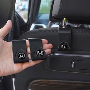 2Pcs 휴대용 카시트 백 후크 혼다 호환 시빅 어코드 용 스토리지 액세서리 Fit Jazz CRV BRV HRV Insight Pilot Passport TYPE-R