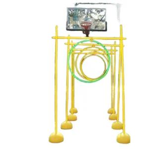 드론 축구장 장애물 레이싱 대결 착륙패드 훈련 축구 골대