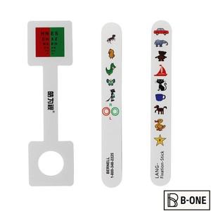 빨간색 녹색 반대로 억제 검사 시력 검사자를 가진 아이들 고정 지팡이