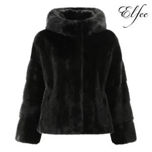 진도모피 진도 Elfee 풀스킨 휘메일 밍크 후드 자켓 E9W3EJ15