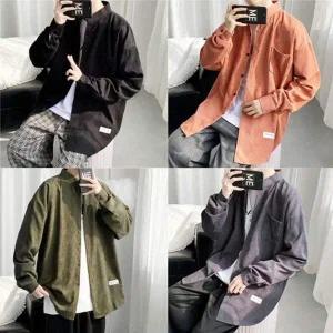 줄무늬 빅사이즈 정장남방 오버핏 솔리드 단가라