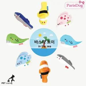 [골드스마일]바스락토이 패리스독 해양동물 랜덤1개 애견용품 애견